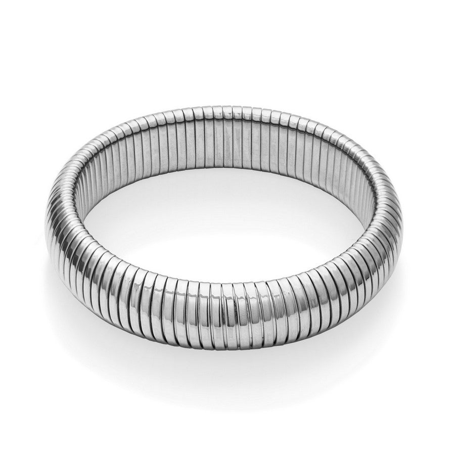 BRACELET JONC TUBOGAS EN ACIER INOXYDABLE - STEELX