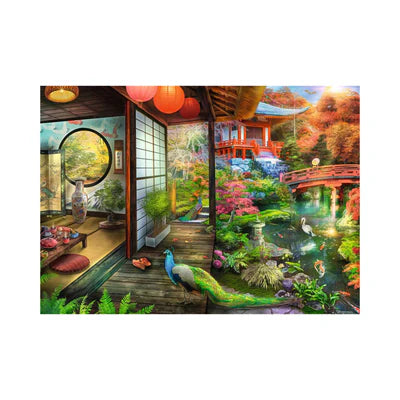 CASSE-TETE L'HEURE DU THE AU JARDIN JAPONAIS 1000 MORCEAUX | RAVENSBURGER
