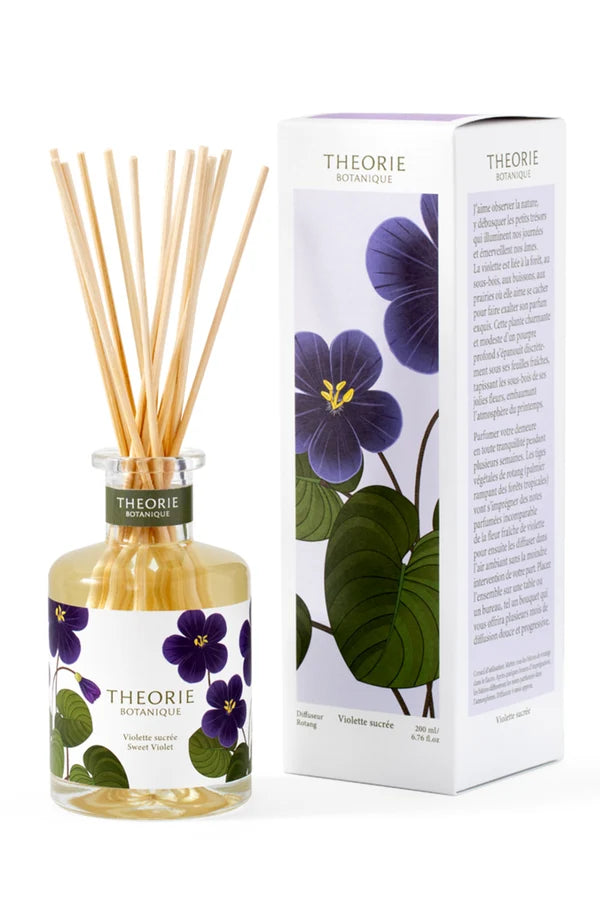 Diffuseur à bâtonnets Violette Sucrée – Théorie Botanique