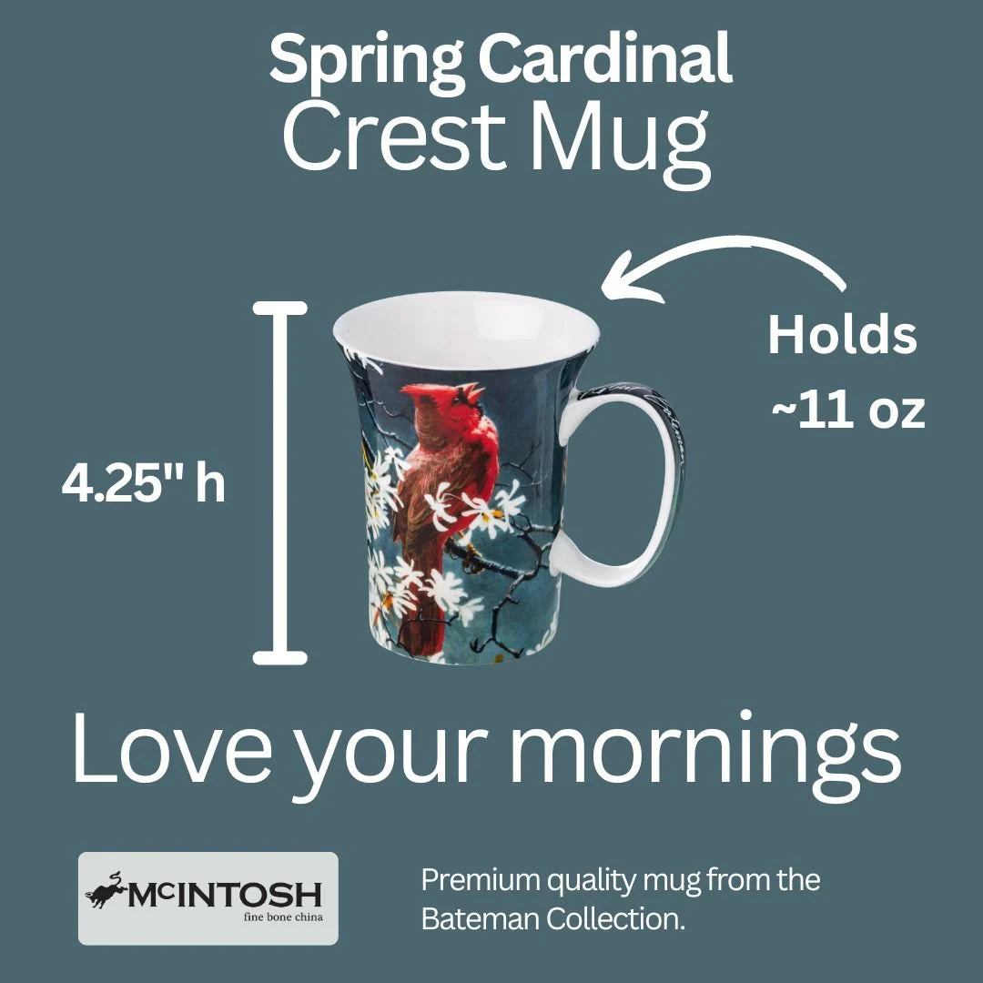 TASSE CARDINAL PRINTANIER ROBERT BATEMAN - MCINTOSH
