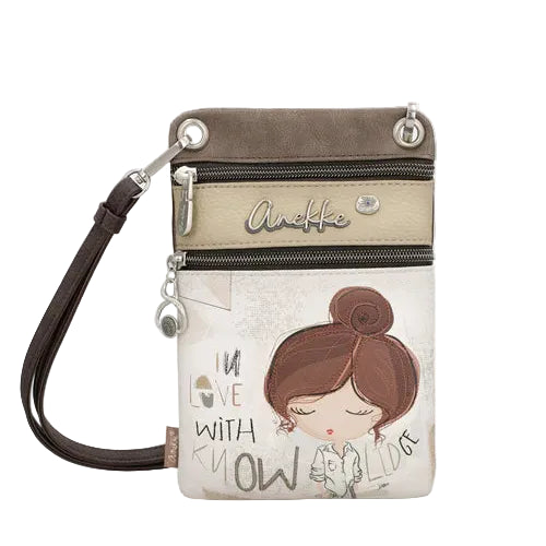 Mini sac bandoulière inspiré d’Hypatie avec design artistique et compact. - Anekke