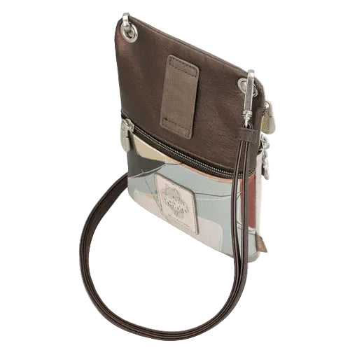 Mini sac bandoulière inspiré d’Hypatie avec design artistique et compact. - Anekke