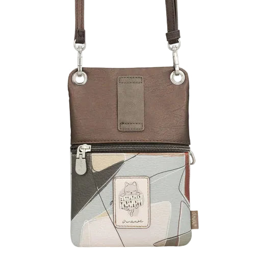 Mini sac bandoulière inspiré d’Hypatie avec design artistique et compact. - Anekke