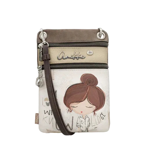 Mini sac bandoulière inspiré d’Hypatie avec design artistique et compact. - Anekke