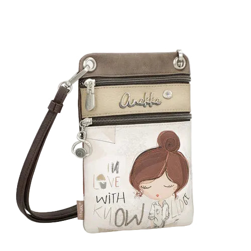 Mini sac bandoulière inspiré d’Hypatie avec design artistique et compact. - Anekke