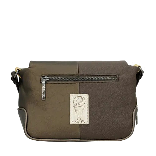 Sac à bandoulière imprimé avec rabat inspiré des amphores anciennes - Anekke