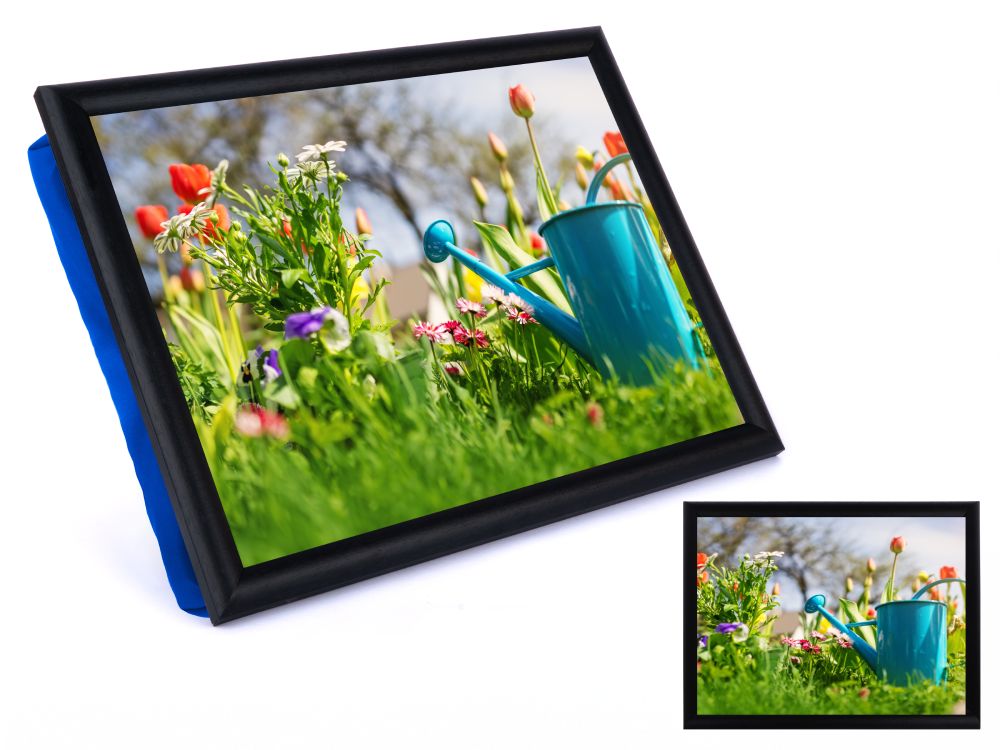 COUSSIN DE LECTURE L`ARROSOIR BLEU
