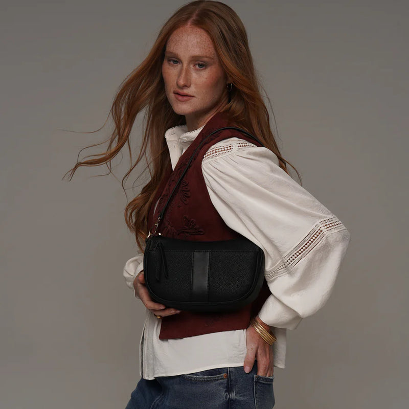 Sac bandoulière Lottie ESPE noir – Chic, astucieux et végétalien