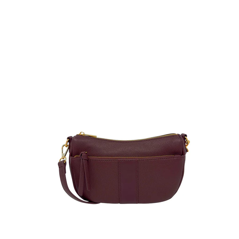 Sac bandoulière Lottie ESPE couleur vin – Chic, astucieux et végétalien