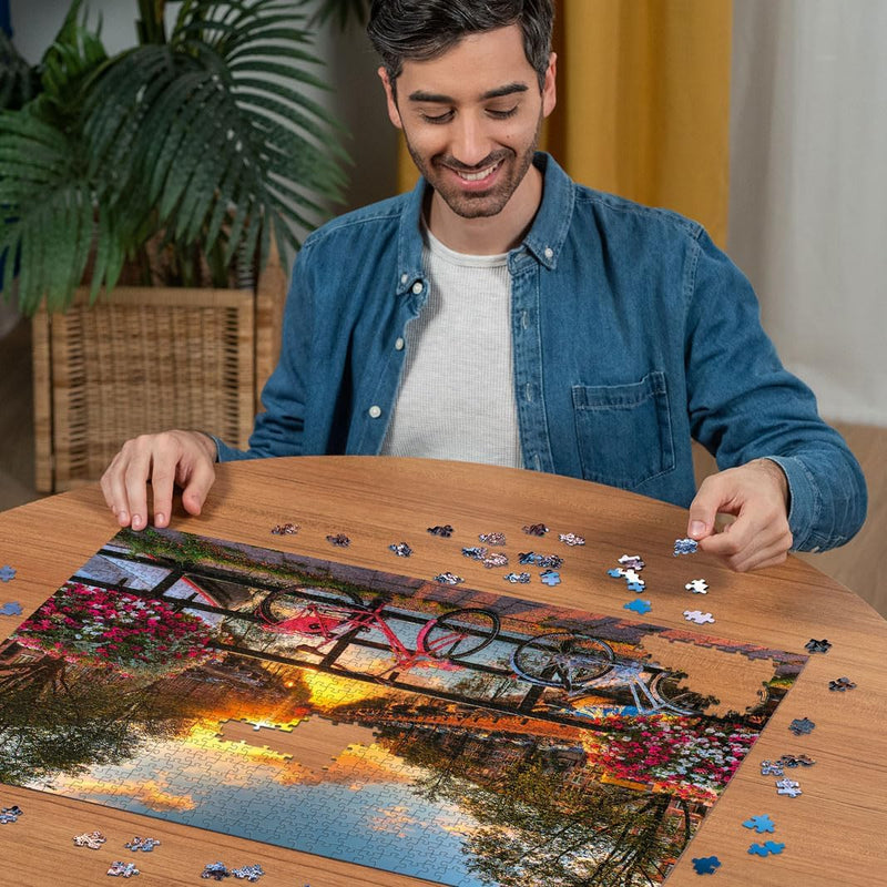 CASSE-TETE 1000 MORCEAUX VELOS A AMSTERDAM | RAVENSBURGER