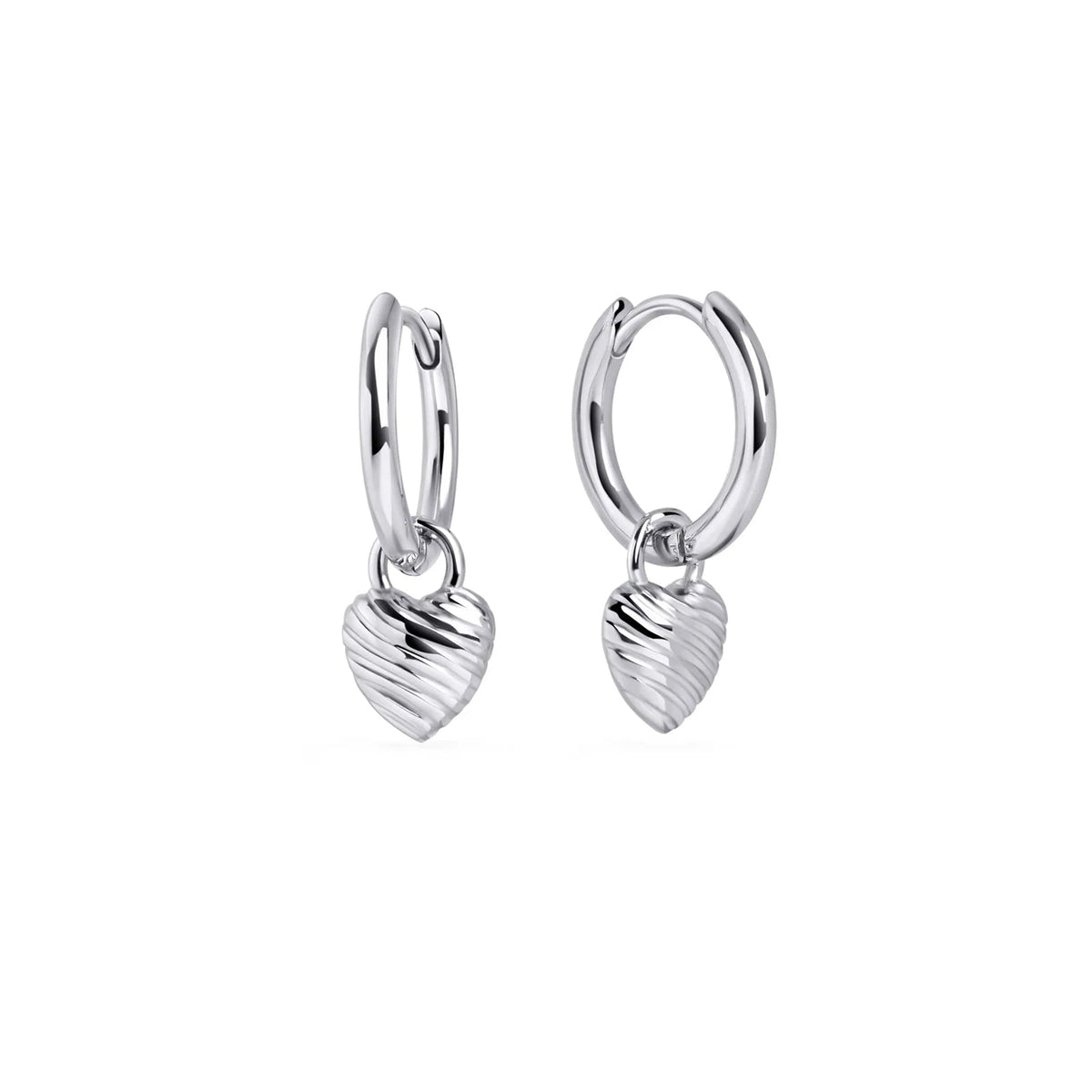 BOUCLES D'OREILLES BRELOQUE COEUR LEONA - MIA BIJOUX