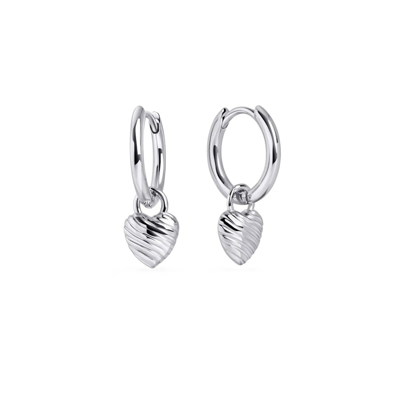BOUCLES D'OREILLES BRELOQUE COEUR LEONA - MIA BIJOUX