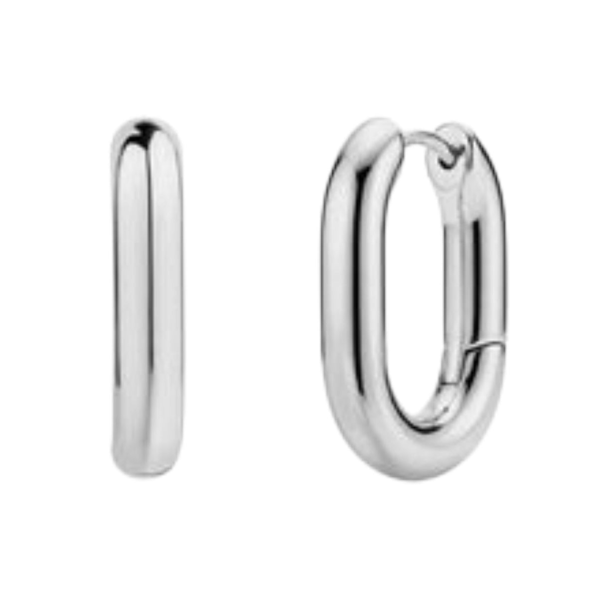 BOUCLES D'OREILLES MODERNES OVALES