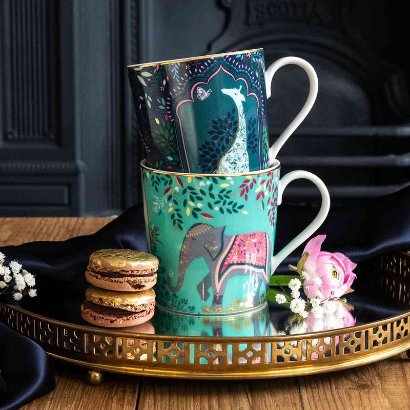 ENSEMBLE 4 TASSES INDE SARA MILLER | PORTMEIRION