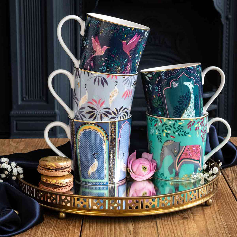 ENSEMBLE 4 TASSES INDE SARA MILLER | PORTMEIRION