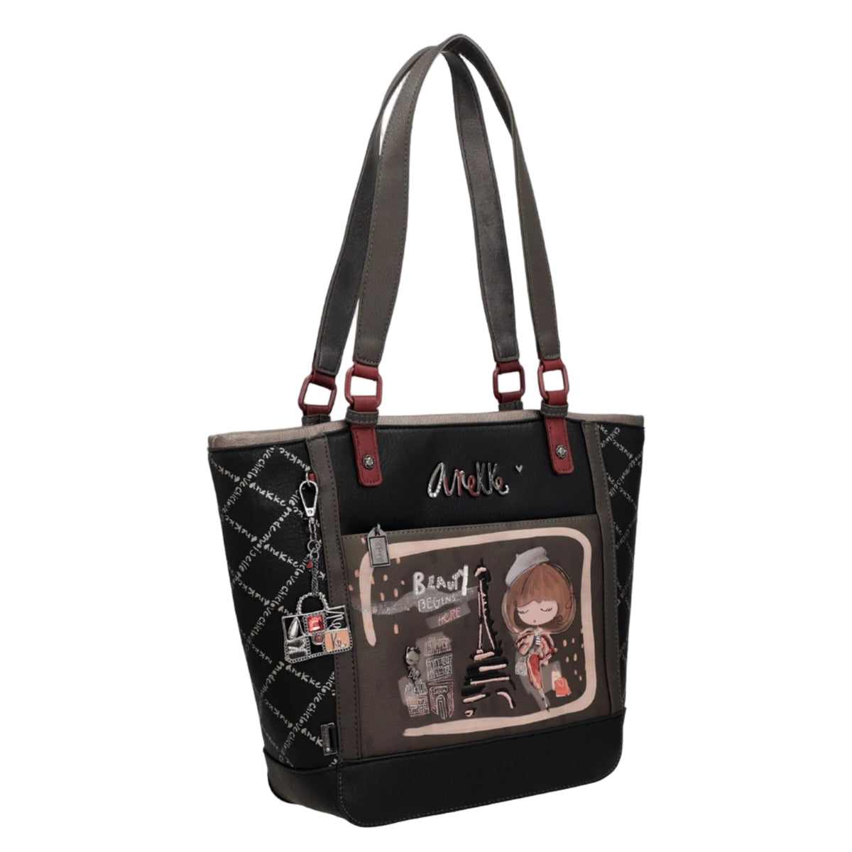 Grand sac à bandoulière Mademoiselle – Élégance parisienne et style unique | Anekke