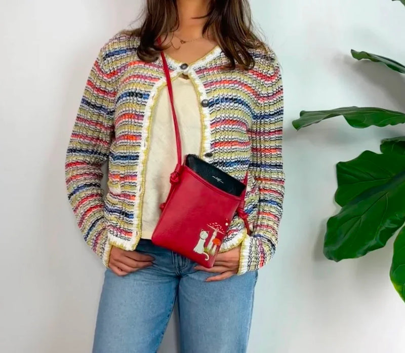 Mini sac à main Champignon rouge ESPE – Ludique, créatif et végétalien