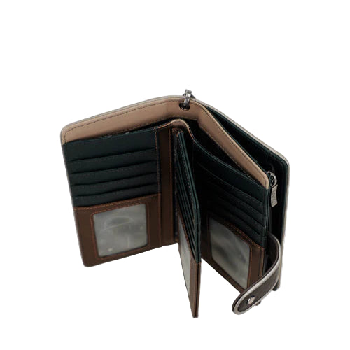 Grand portefeuille RFID Anekke collection REAL | Élégant et spacieux