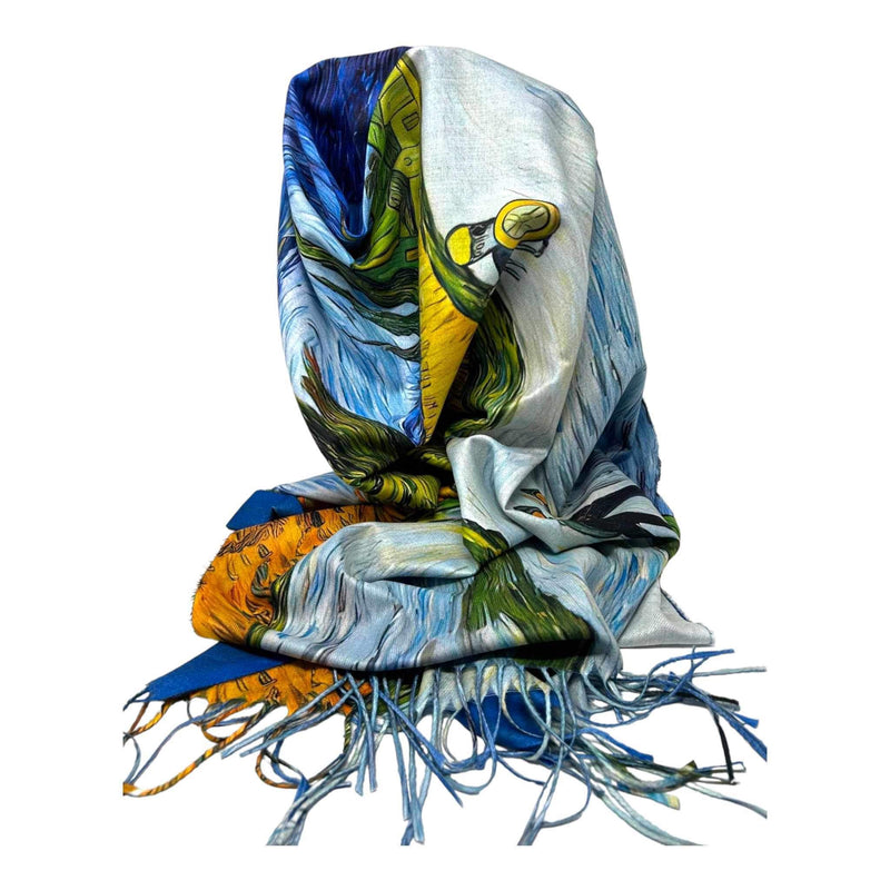 foulard champs van gogh