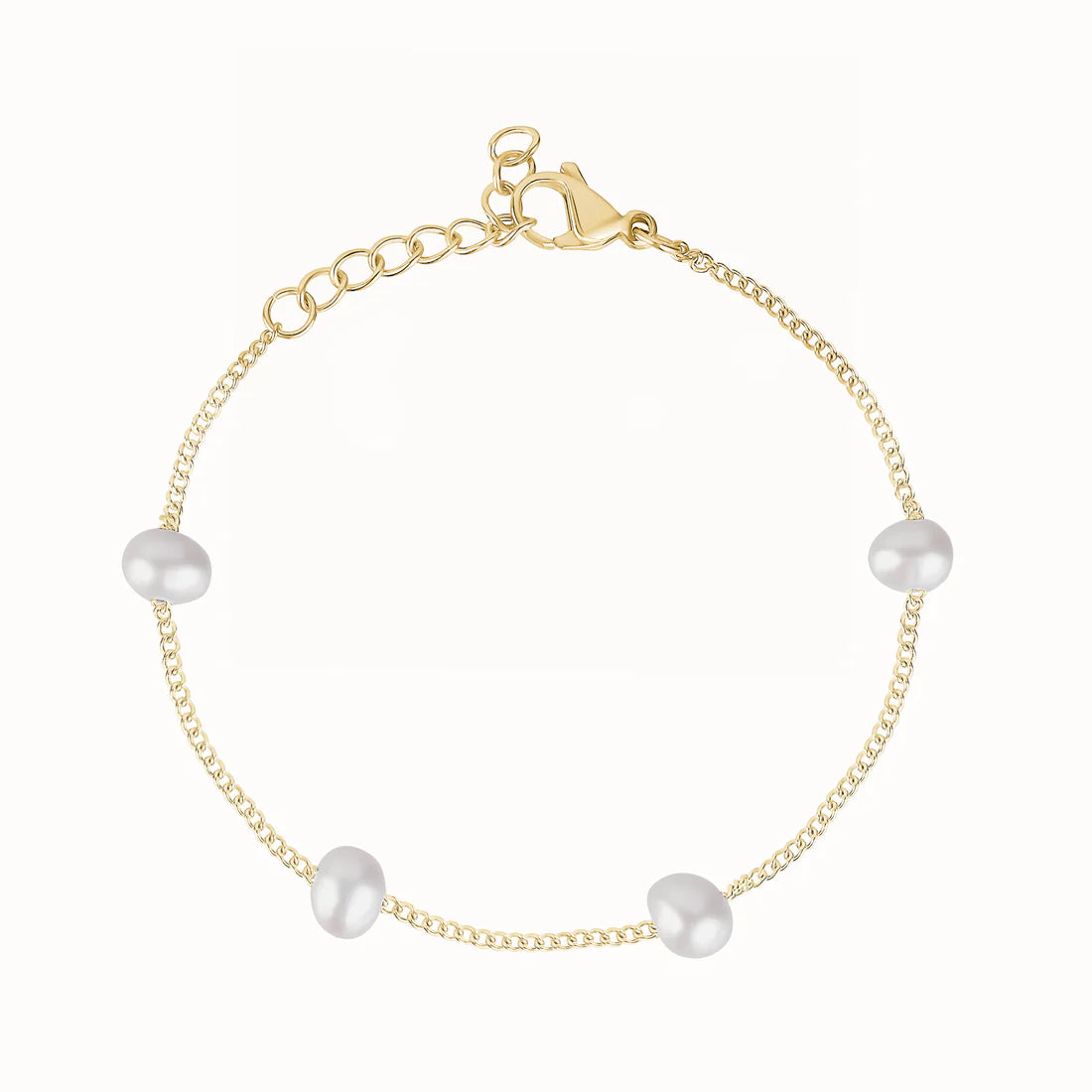 BRACELET PEARL STATION - ARZ STEEL