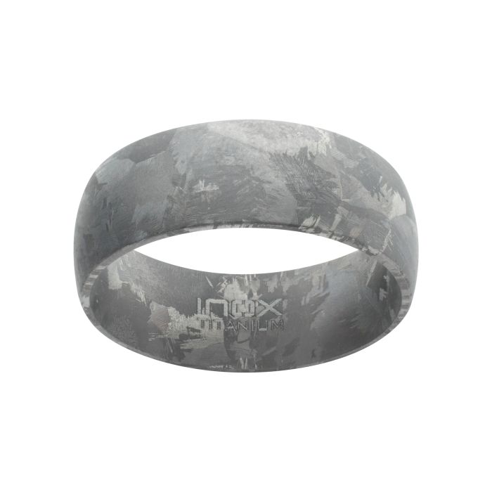 BAGUE EN TITANE GIVRE | BIJOUX INOX CANADA