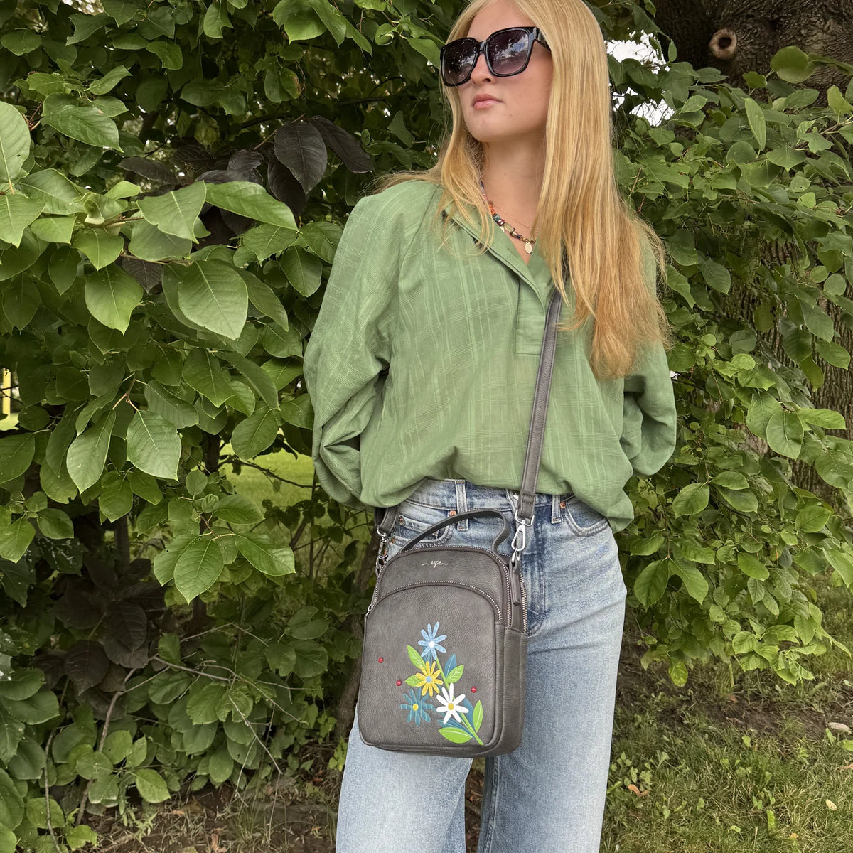 SAC BANDOULIÈRE MARIGOLD - CUIR VÉGAN ESPE