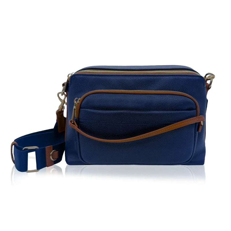 Sac bandoulilère Lola en cuir végan avec compartiments - ESPE