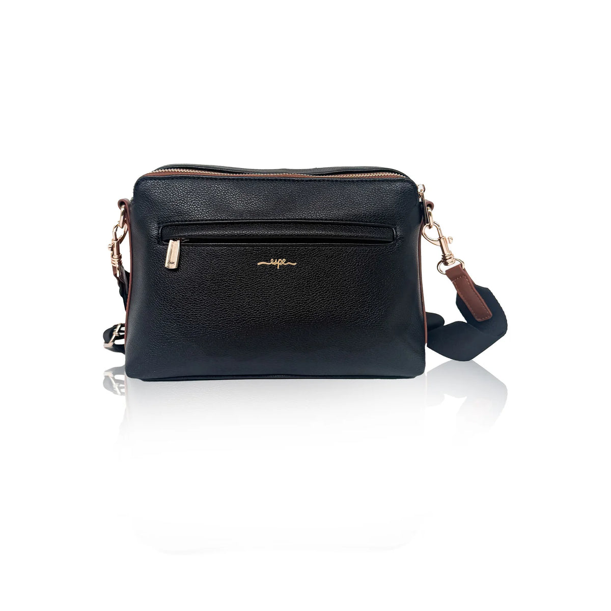 Sac bandoulilère Lola en cuir végan avec compartiments - ESPE