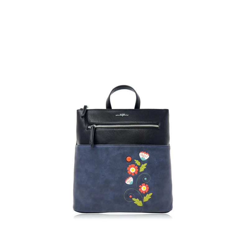 SAC A DOS FLORA BLEU - ESPE