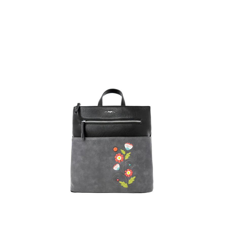 SAC A DOS FLORA GRIS - ESPE