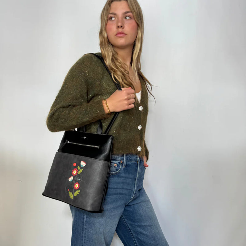 SAC A DOS FLORA GRIS - ESPE