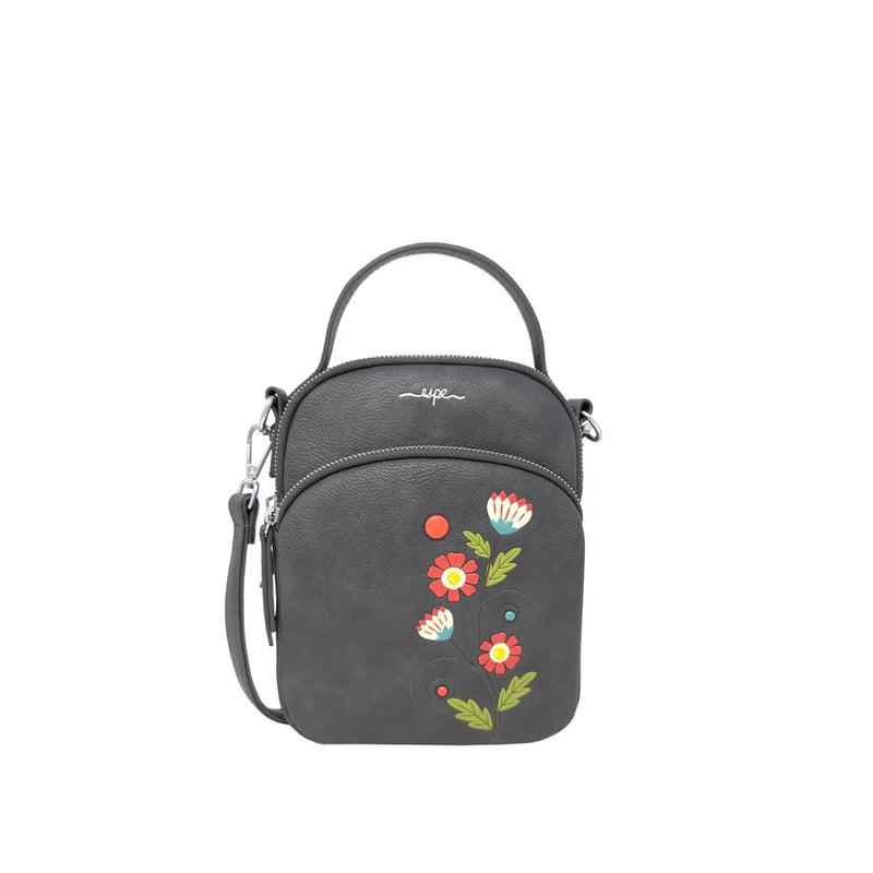 SAC A BANDOULIERE FLORA GRIS - ESPE