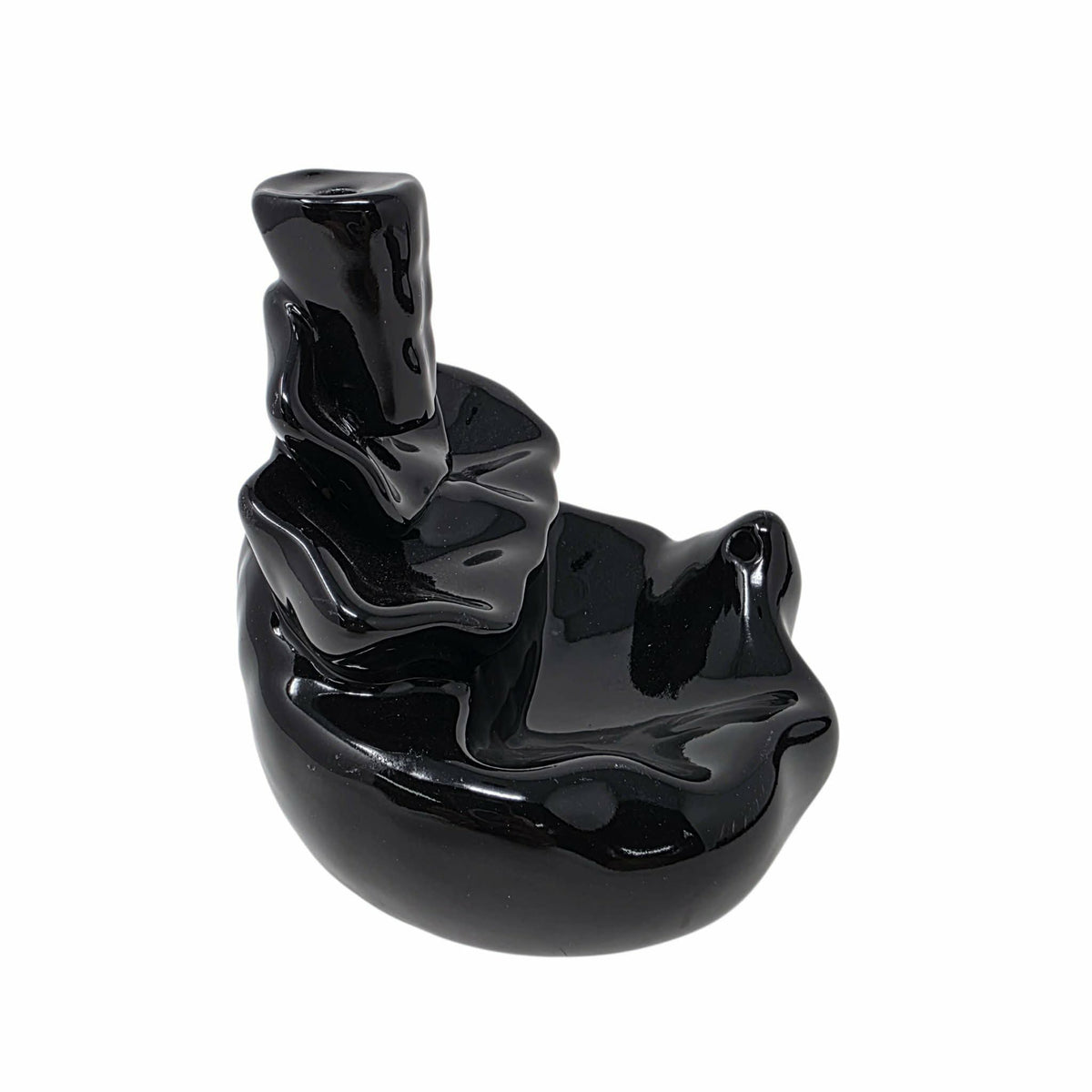 Brûleur d'encens Backflow noir effet cascade