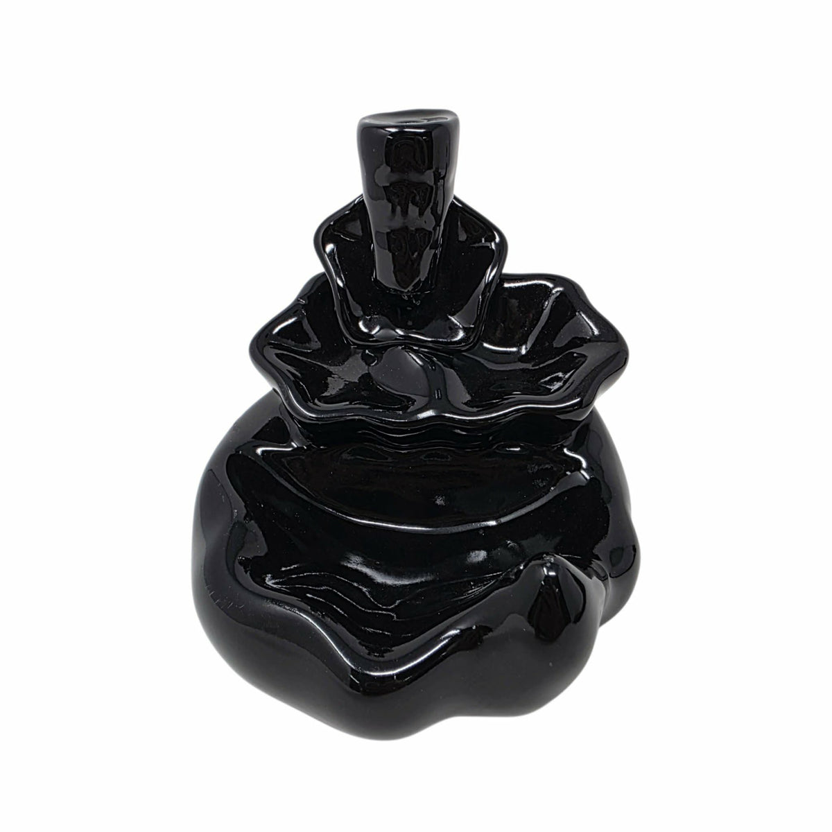 Brûleur d'encens Backflow noir effet cascade