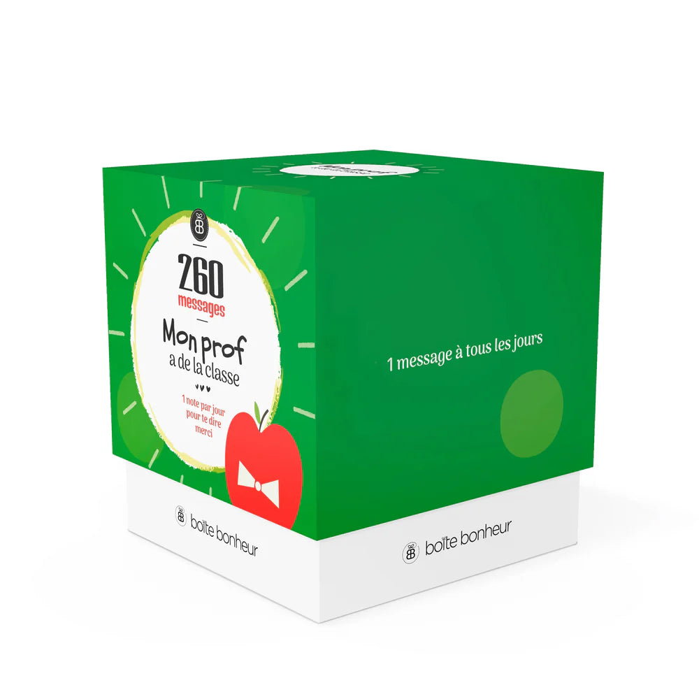 BOITE BONHEUR MON PROF A DE LA CLASSE