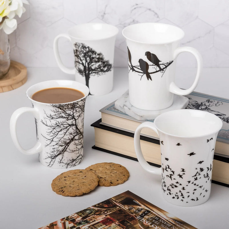 ENSEMBLE DE 4 TASSES SILHOUETTE ETERNELLE