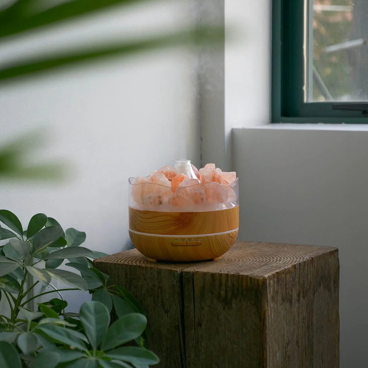 DIFFUSEUR HUILES ESSENTIELLES - LAMPE SEL D'HIMALAYA 