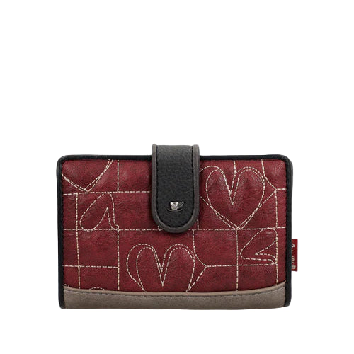 MOYEN PORTEFEUILLE RFID MADEMOISELLE NOIR - ANEKKE