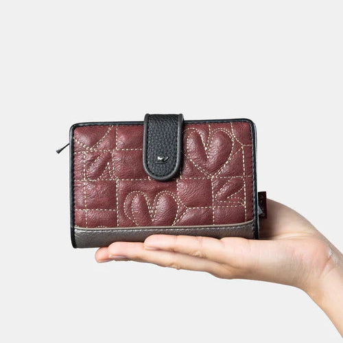 MOYEN PORTEFEUILLE RFID MADEMOISELLE NOIR - ANEKKE