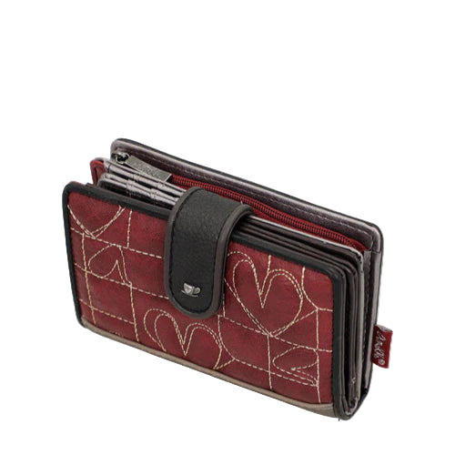 MOYEN PORTEFEUILLE RFID MADEMOISELLE NOIR - ANEKKE
