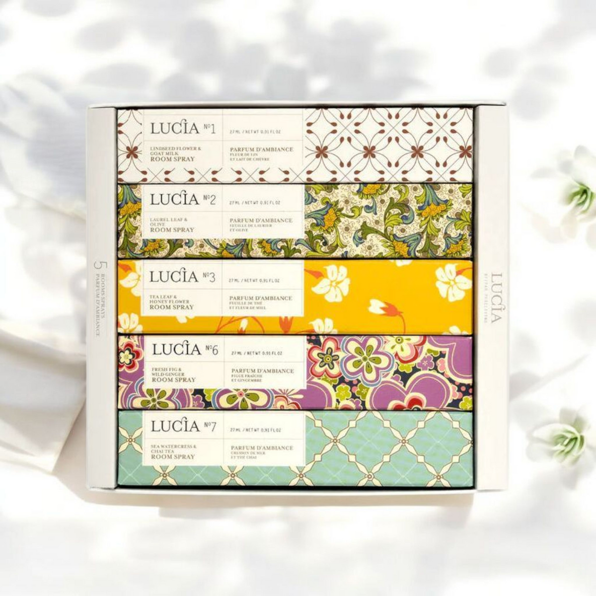 COFFRET 5 PARFUMS AMBIANCE LUCIA
