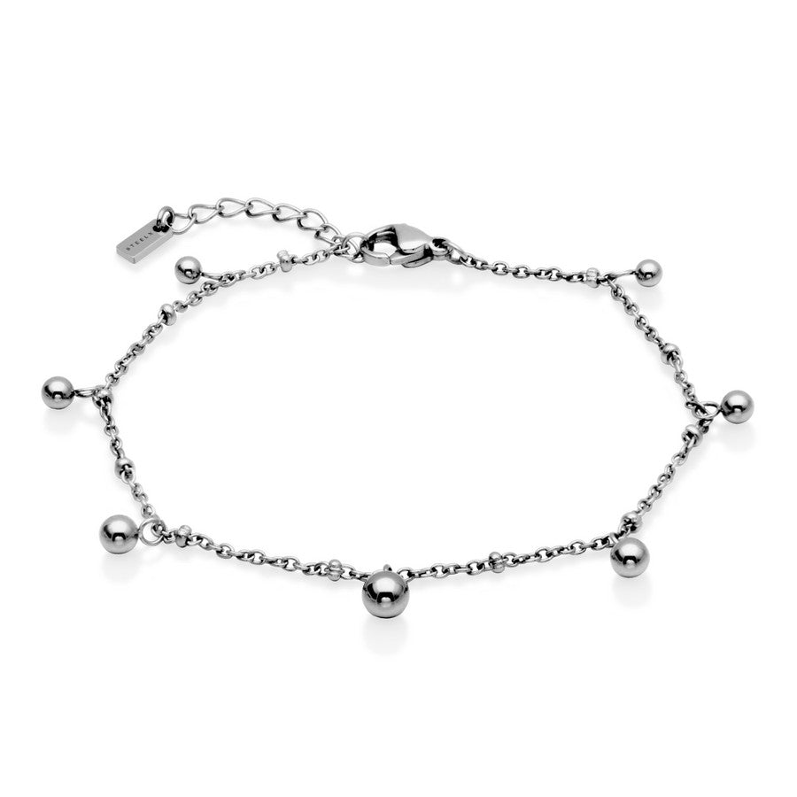 BRACELET STEEL AVEC BILLES ACIER T1XG010175