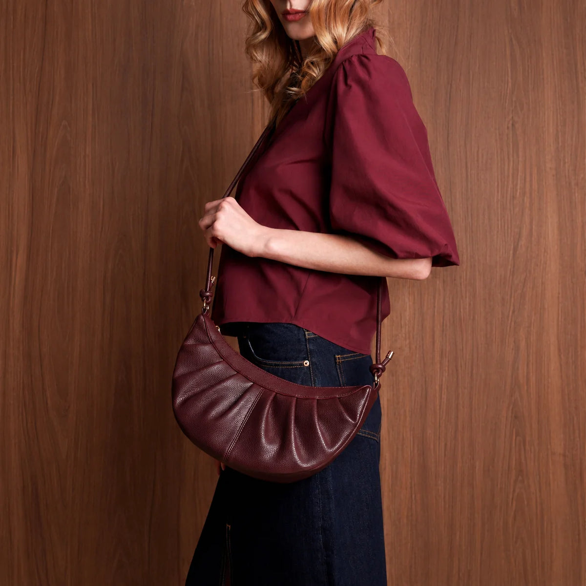 Sac à main Stephanie en cuir végan grainé - ESPE