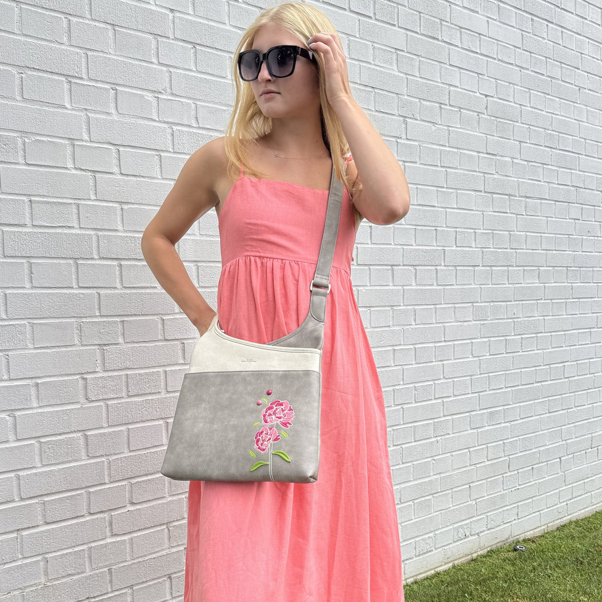 SAC BANDOULIÈRE PEONY - CUIR VÉGAN ESPE
