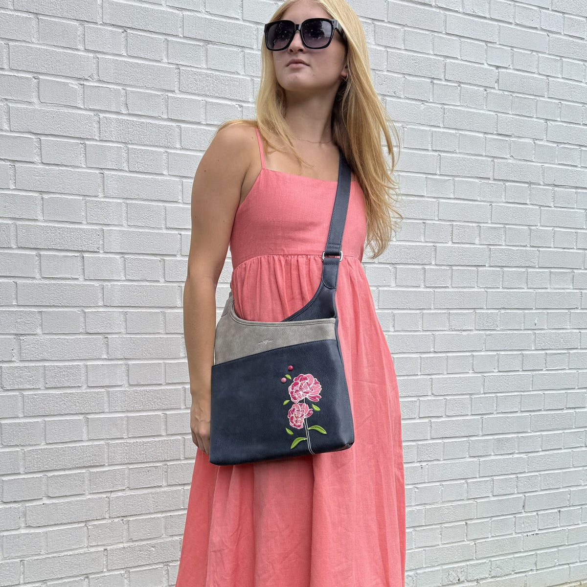 SAC BANDOULIÈRE PEONY - CUIR VÉGAN ESPE