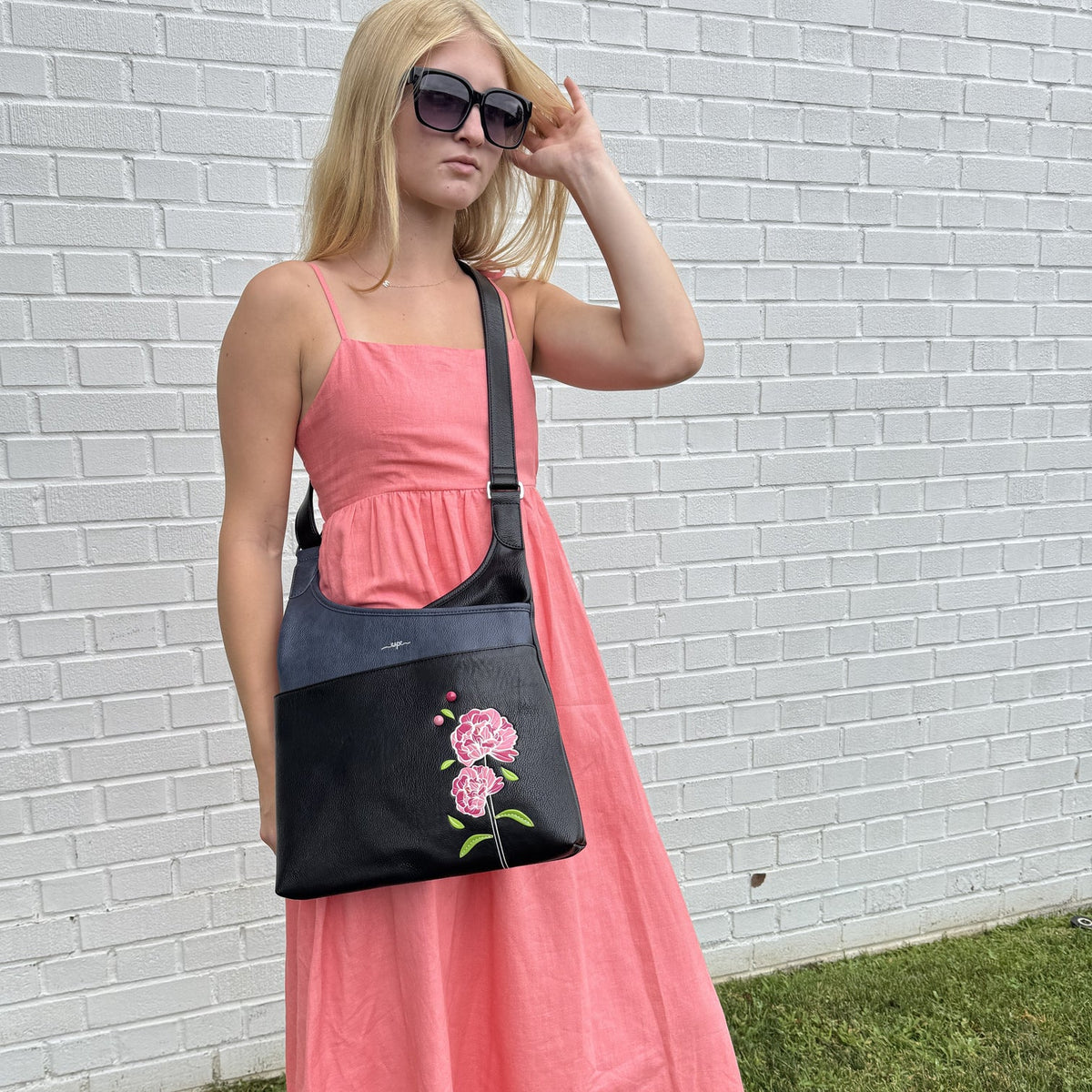 SAC BANDOULIÈRE PEONY - CUIR VÉGAN ESPE
