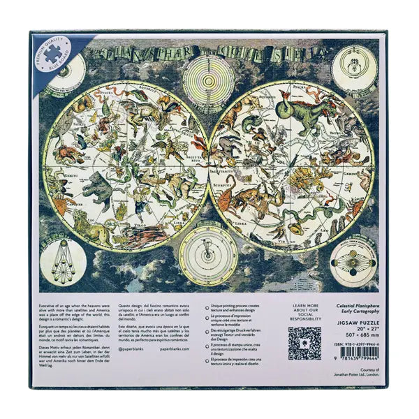 CASSE-TETE PLANISPHERE CELESTE - CARTOGRAPHIE ANCIENNE | JIGSAW PUZZLE