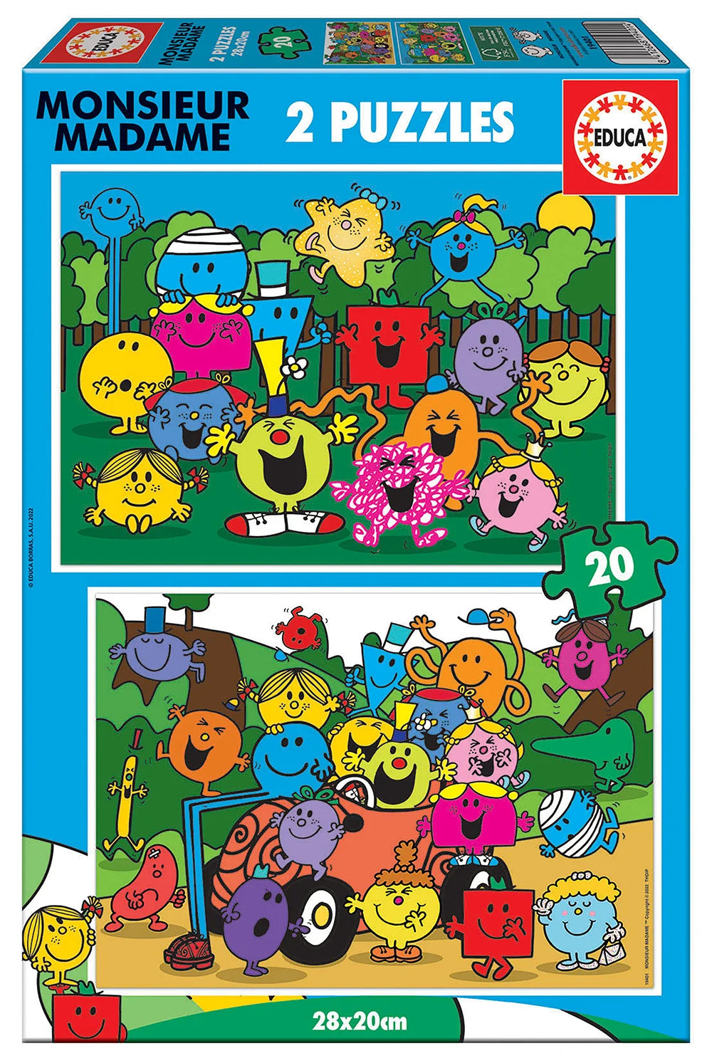 CASSE-TETE MONSIEUR MADAME 2 PUZZLES 