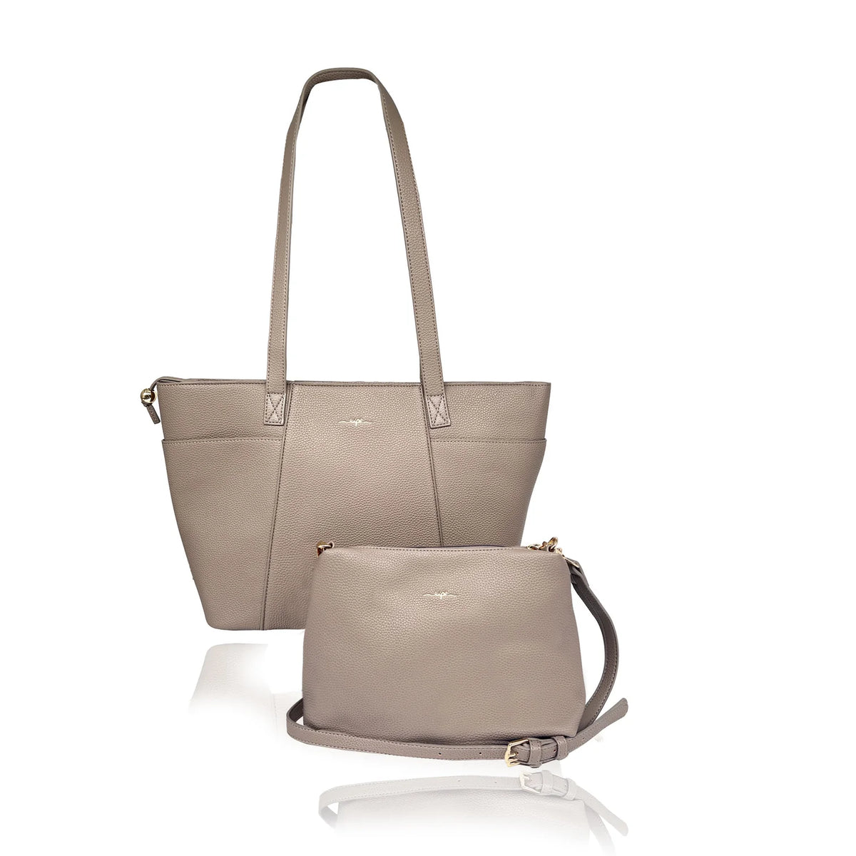 SAC À MAIN CABAS JEANNE 2 EN 1 - CUIR VÉGAN ESPE
