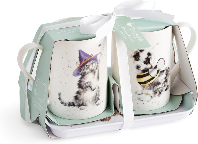 ENSEMBLE 2 TASSES ET CABARET HALLOWEEN